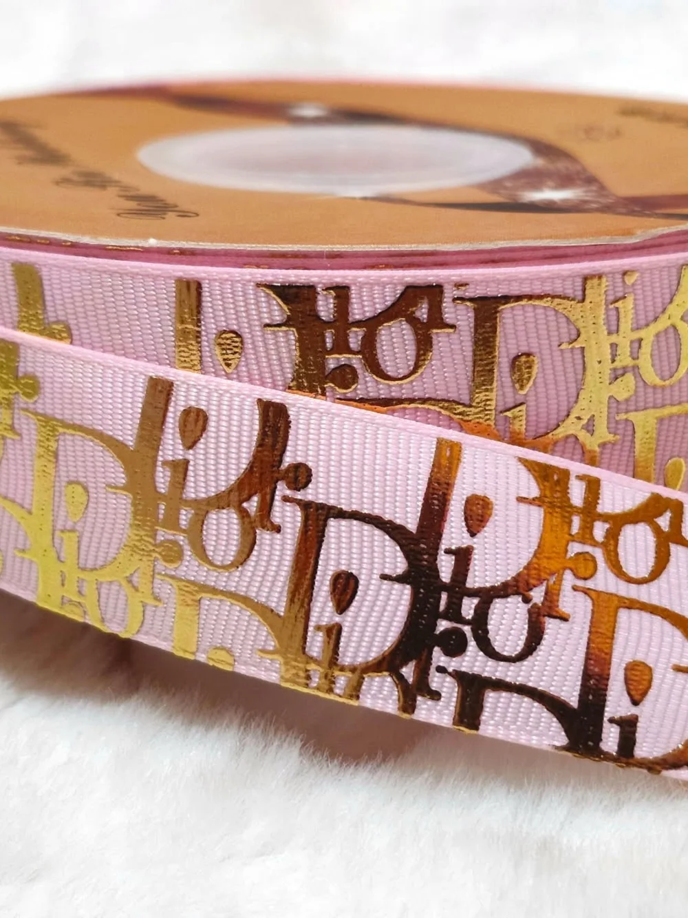 Black, Red, Pink, White & Gold 20 Yds Ribbon